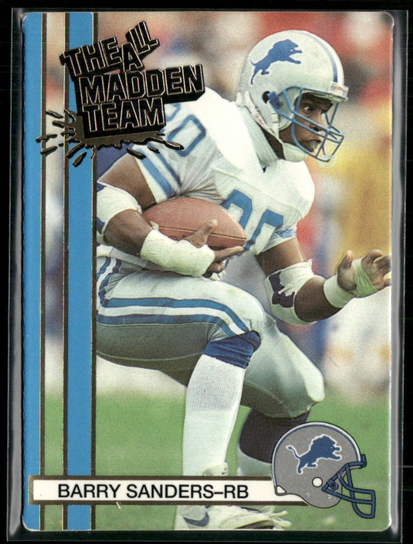 Barry Sanders 1990 Action Packed The All Madden Team #47 Detroit Lions