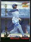 Michael Tucker 1994 Signature Rookies AUTO /8650 #41 Memphis Chickssd