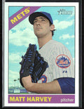 Matt Harvey 2015 Topps Heritage Chrome Foil #THC-449 New York Mets