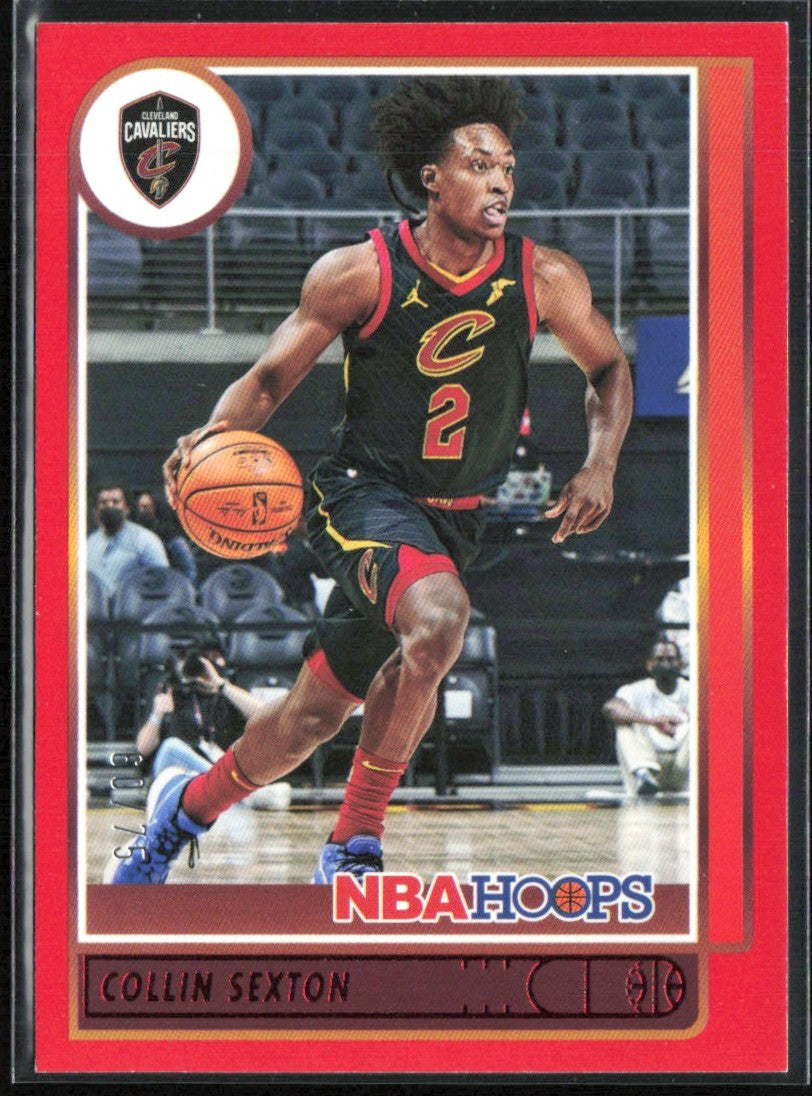 Collin Sexton 2021 NBA Hoops Red #85 Cleveland Cavaliers