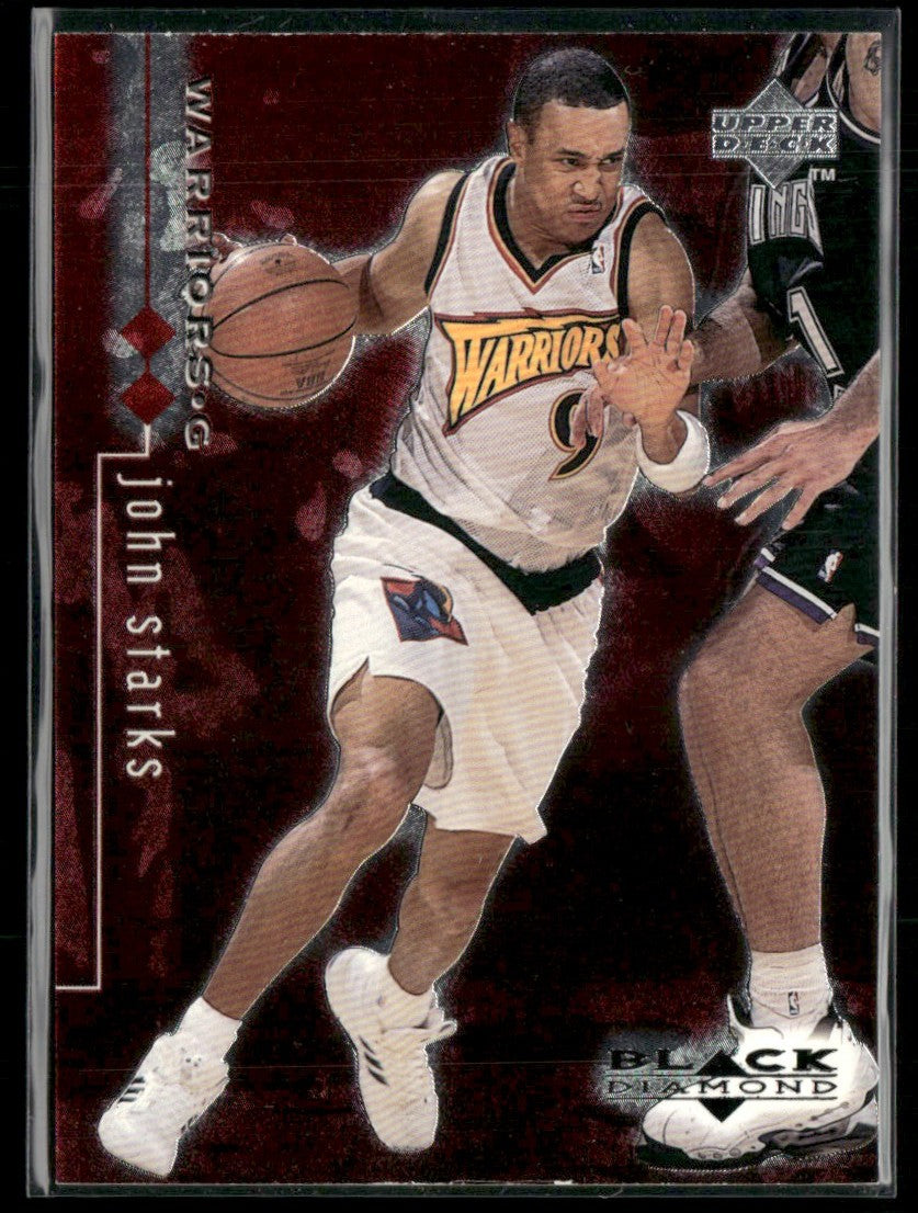 John Starks 1998 Upper Deck Black Diamond Double /3000 #36 Golden State Warriors