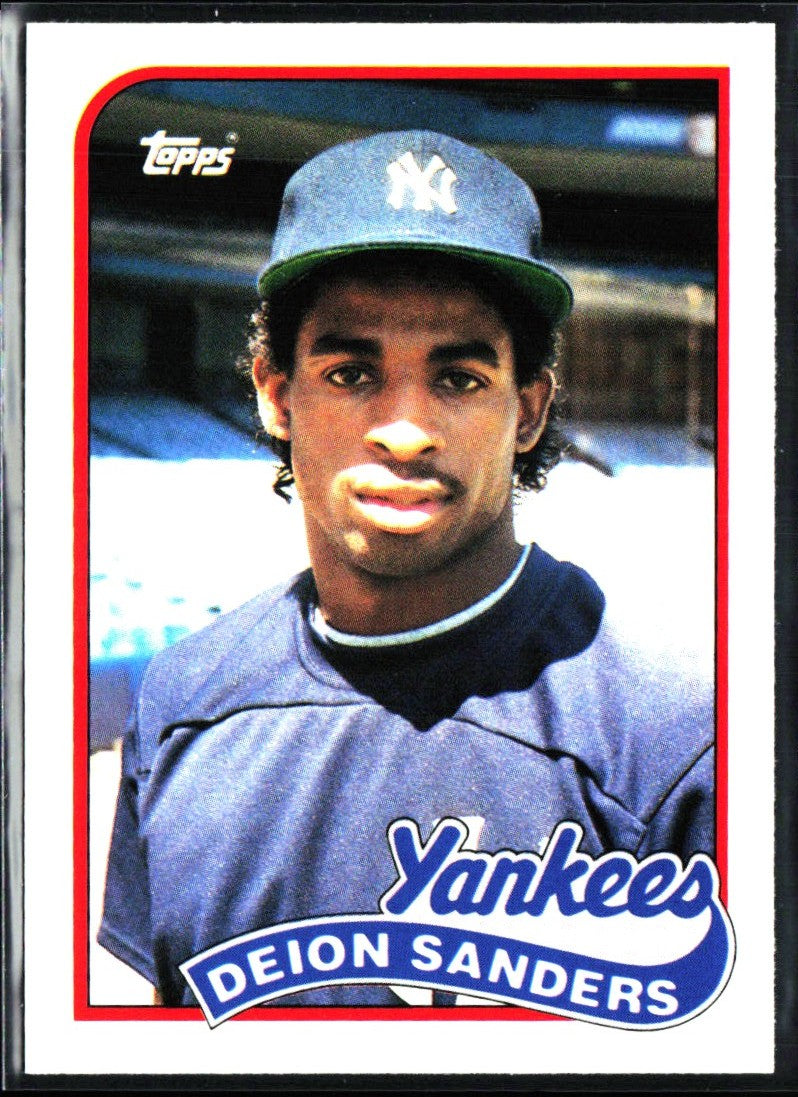 Deion Sanders 1989 Topps Traded RC #110T New York Yankees