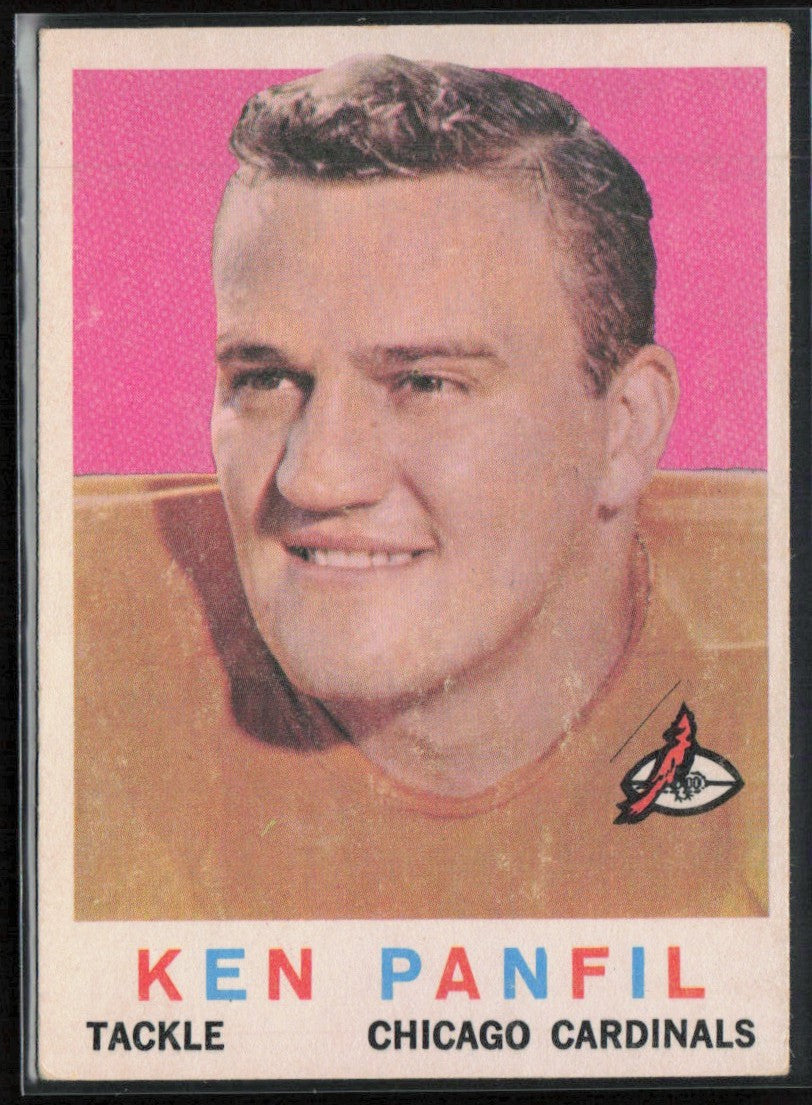Ken Panfil 1959 Topps RC #71 Chicago Cardinals