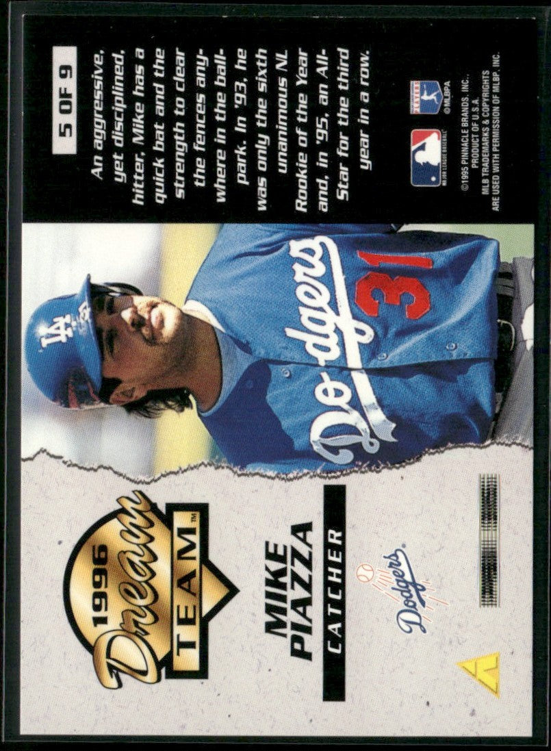 Mike Piazza 1996 Score Dream Team #5 Los Angeles Dodgers