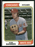 Stan Bahnsen 1974 Topps #254 Chicago White Sox