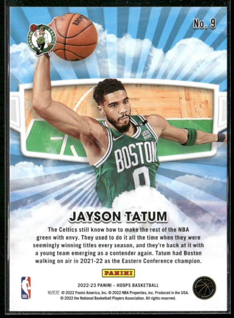 Jayson Tatum 2022 Hoops Skyview #9 Boston Celtics