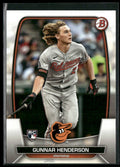Gunnar Henderson 2023 Bowman RC #65 Baltimore Orioles