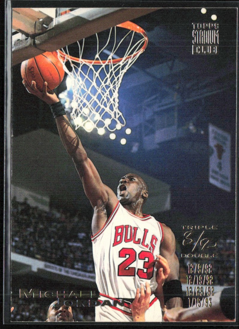 Michael Jordan 1993 Topps Stadium Club #1 Chicago Bulls