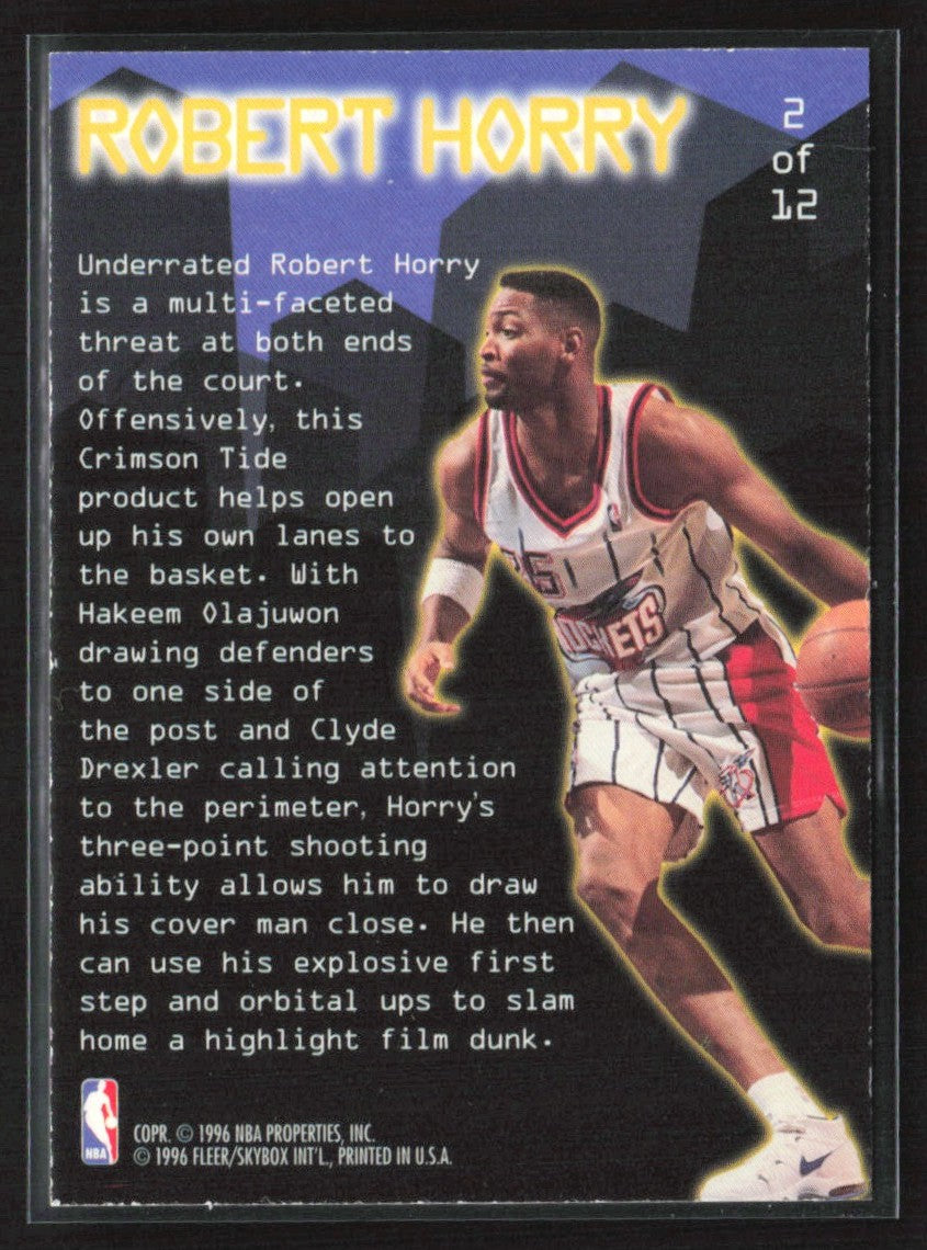 Robert Horry 1995 Fleer Ultra Jam City Hot Packs #2 Houston Rockets
