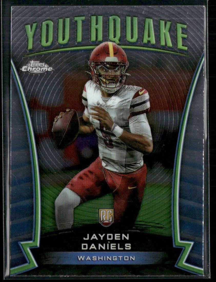 Jayden Daniels 2024 Topps Chrome Youthquake RC #Y-3 Washington Commanders