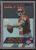 Joe Montana 1994 Collector's Edge F/X Silver #2 Kansas City Chiefs