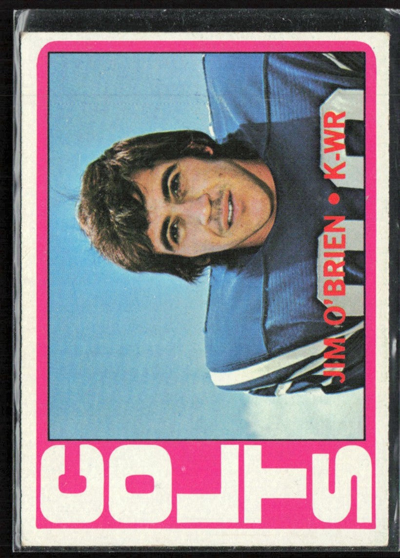 Jim O'Brien 1972 Topps RC #56 Baltimore Colts