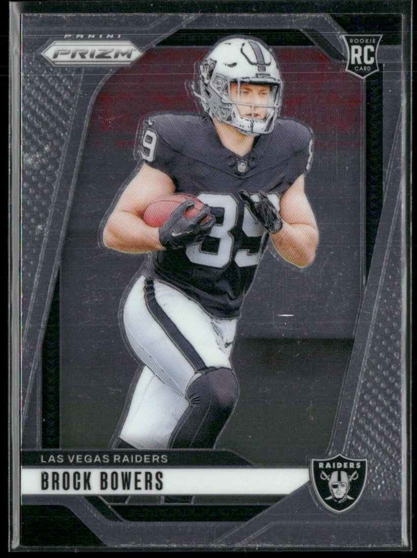 Brock Bowers 2024 Panini Prizm RC #315 Las Vegas Raiders