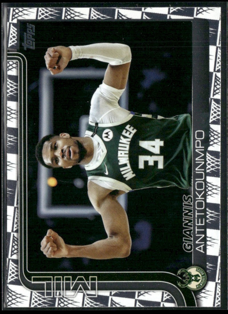 Giannis Antetokounmpo 2025 Topps Season Tip Off #54 Milwaukee Bucks