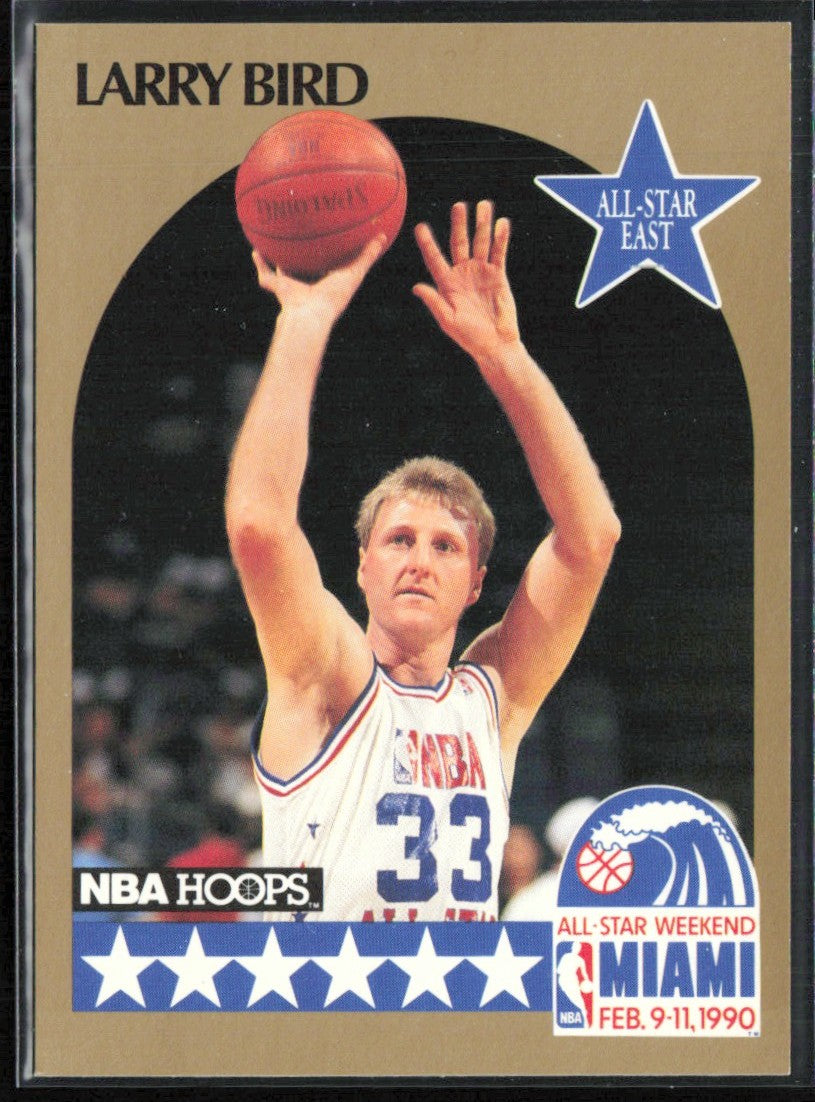 Larry Bird 1990 Hoops #2 Boston Celtics