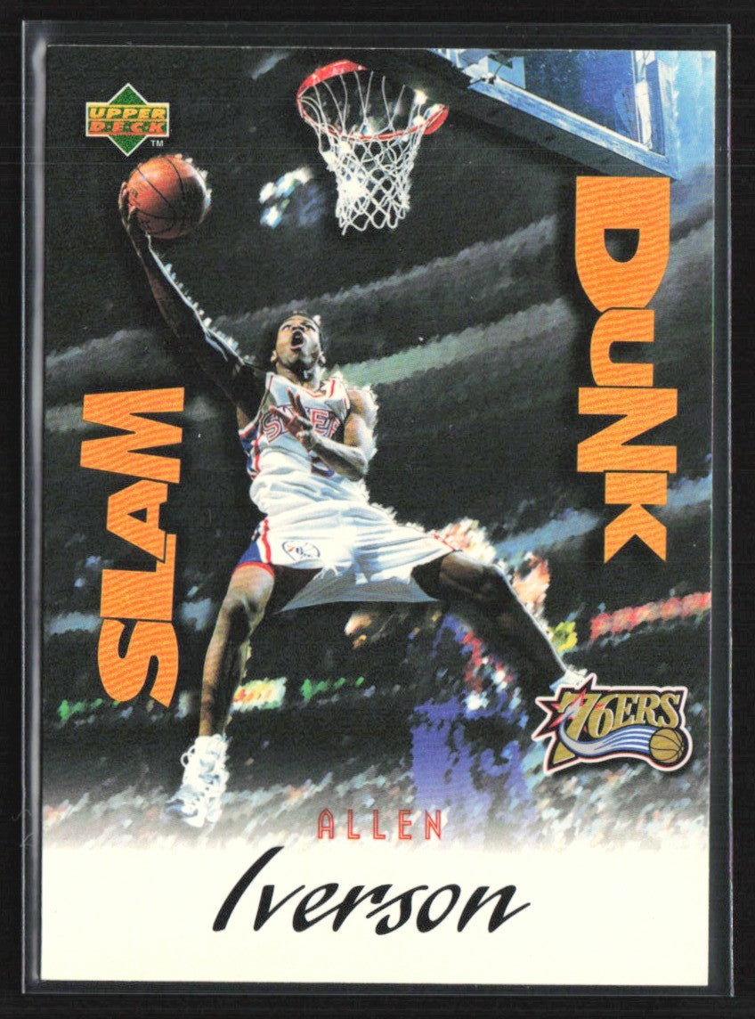 Allen Iverson 1997 Upper Deck Nestle Slam Dunk #SD30 Philadelphia 76ers