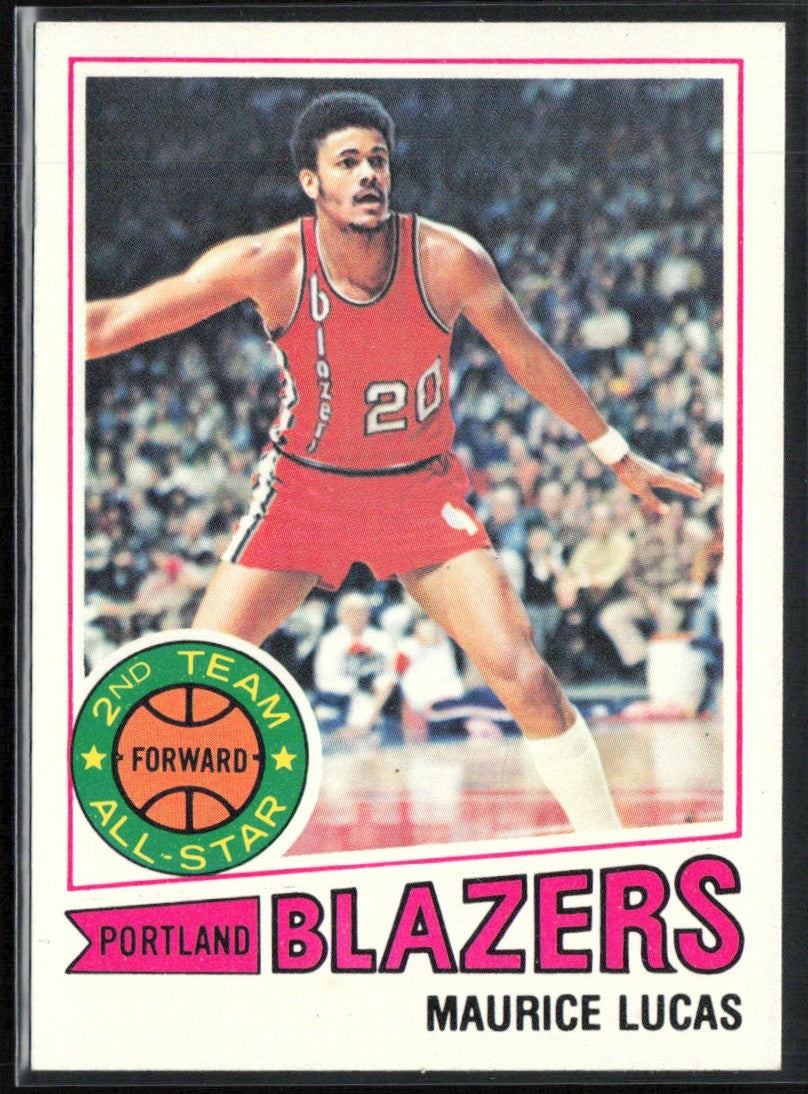 Maurice Lucas 1977 Topps #80 Portland Trail Blazers