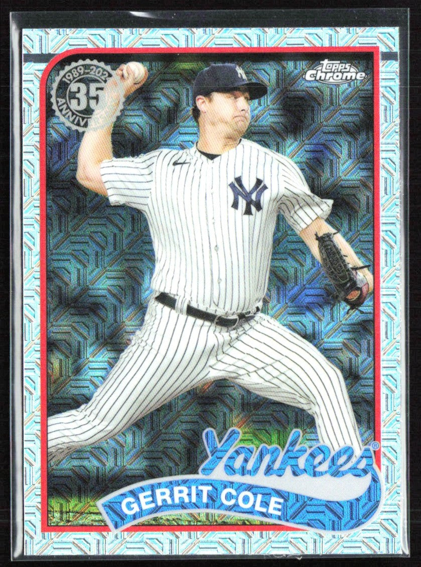 Gerrit Cole 2024 Topps Chrome 1989 Silver Pack #2T89C-52 New York Yankees