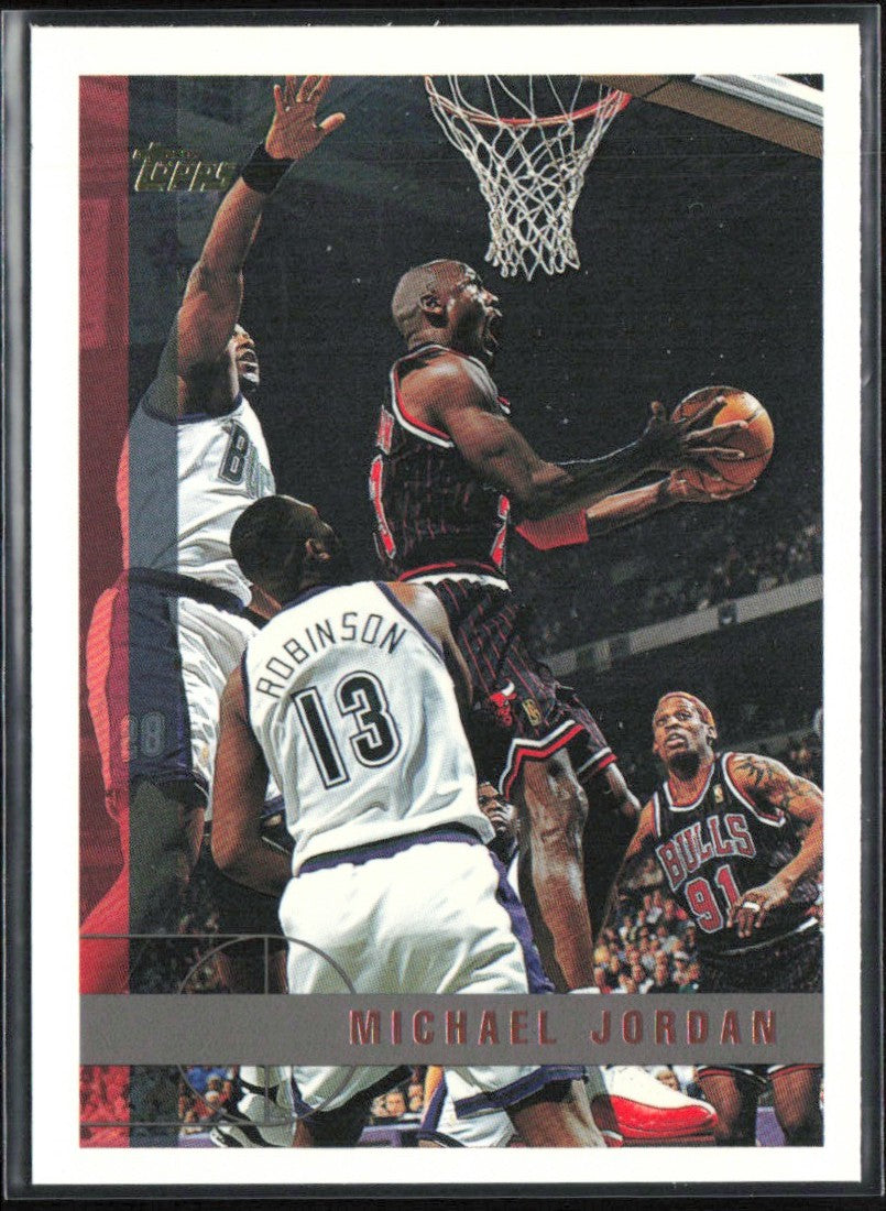 Michael Jordan 1997 Topps #123 Chicago Bulls