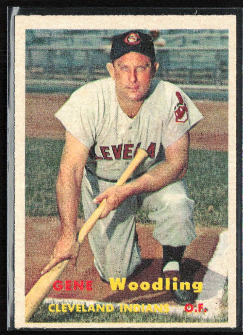 Gene Woodling 1957 Gene Woodling #172 Cleveland Indians