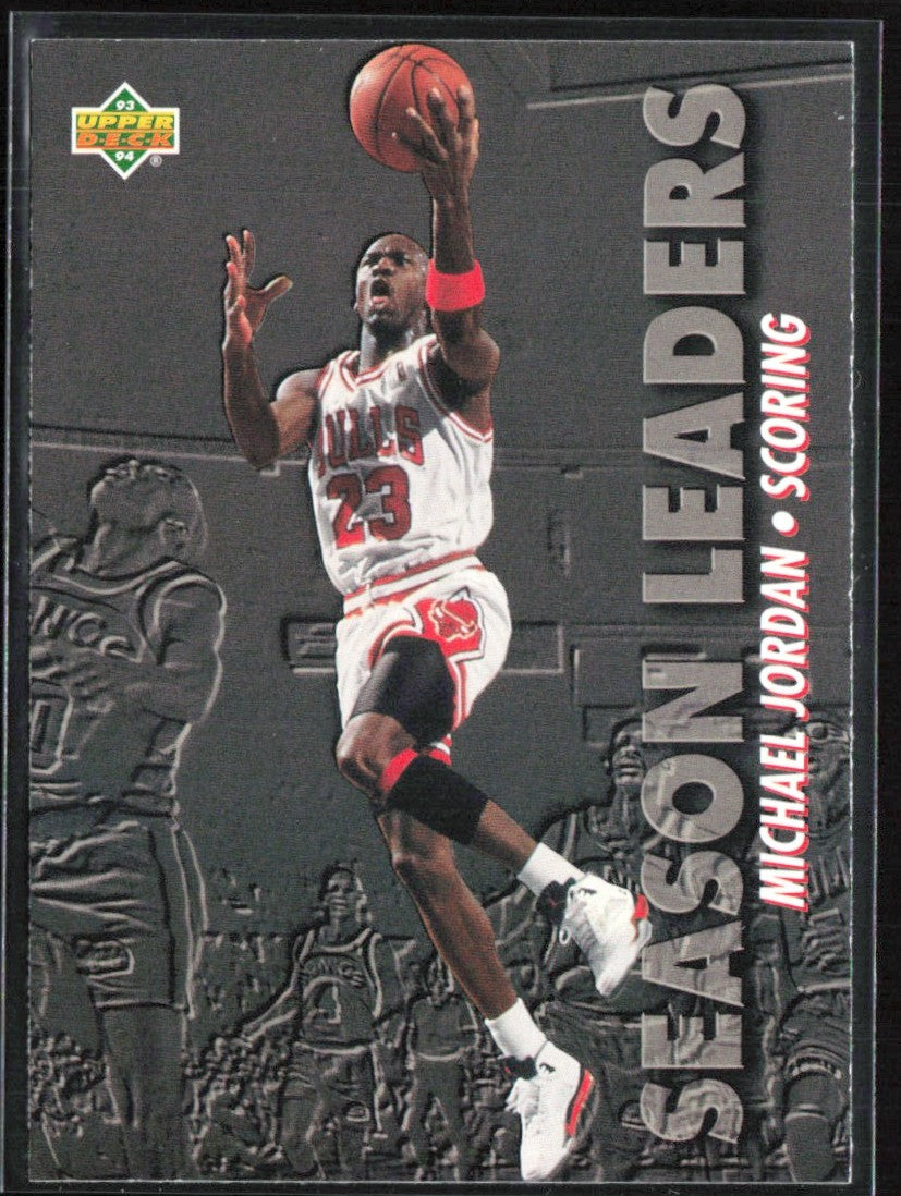 Michael Jordan 1993 Upper Deck Season Leaders #166 Chicago Bulls