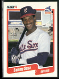Sammy Sosa 1990 Fleer RC #548 Chicago White Sox