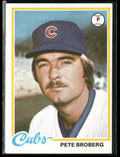 Pete Broberg 1978 Topps #722 Chicago Cubs