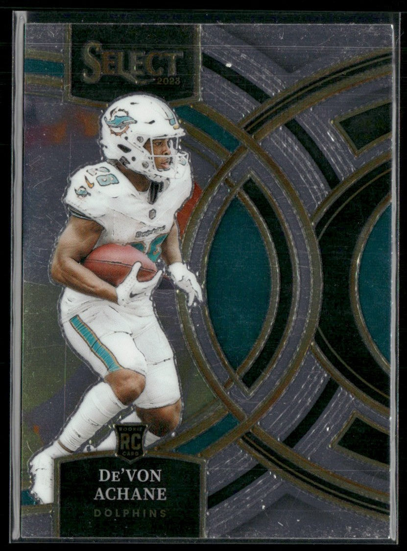De'Von Achane 2024 Panini Select Premier RC #176 Miami Dolphins