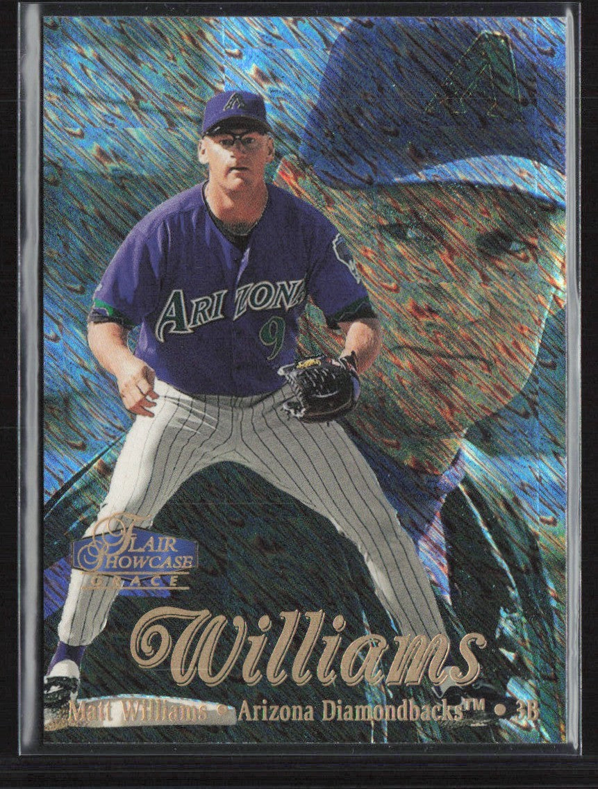 Matt Williams 1998 Flair Showcase Row 1 #63 Arizona Diamondbacks