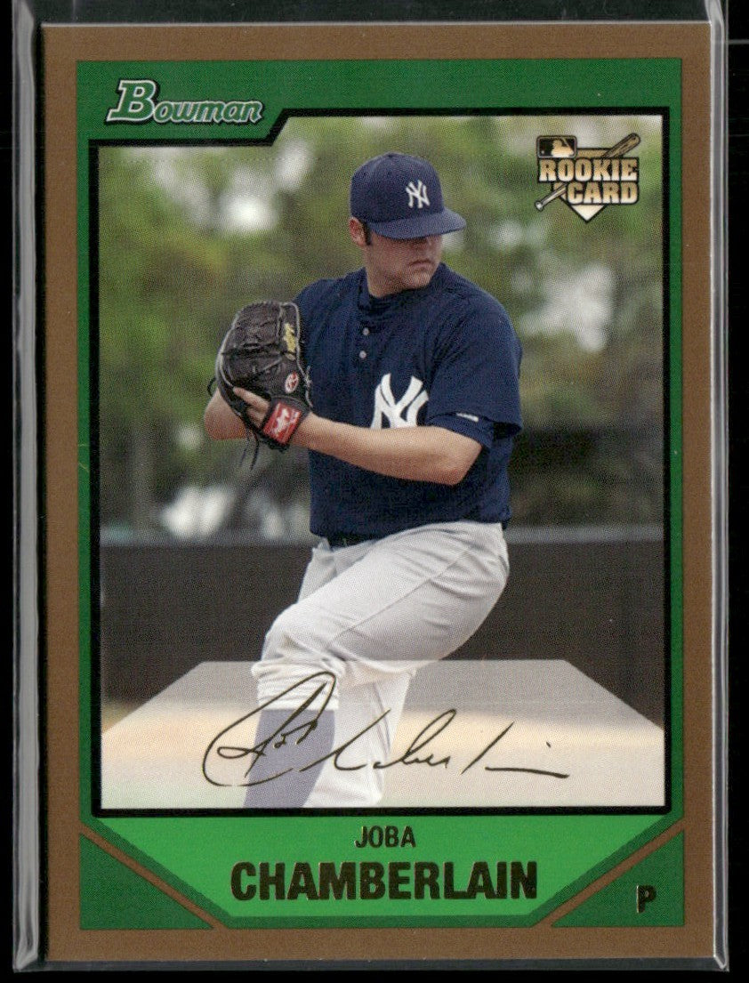 Joba Chamberlain 2007 Bowman Gold RC #BDP18 New York Yankees