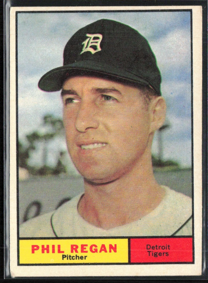 Phil Regan 1961 Topps RC #439.0 Detroit Tigers