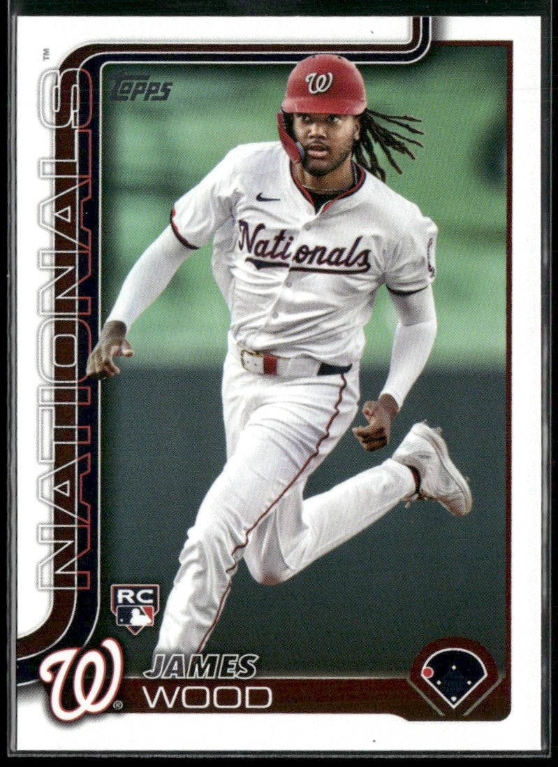 James Wood 2025 Topps RC #181 Washington Nationals