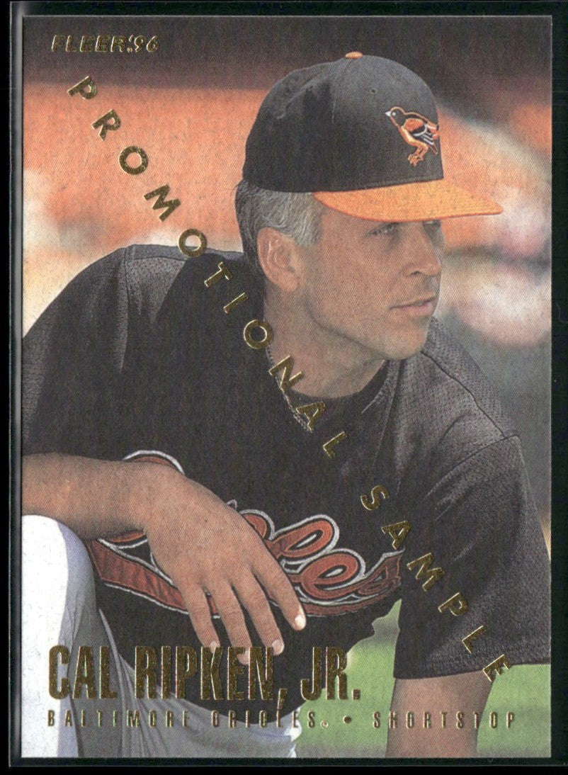 Cal Ripken Jr. 1996 Fleer Promotional Sample #20 Baltimore Orioles