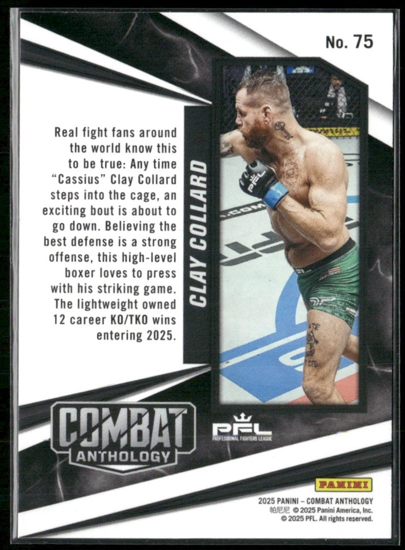 Clay Collard 2025 Panini Combat Anthology Red /199 #75