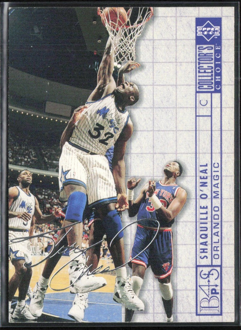 Shaquille O'Neal 1994 Collector's Choice Silver Signature #390 Orlando Magic