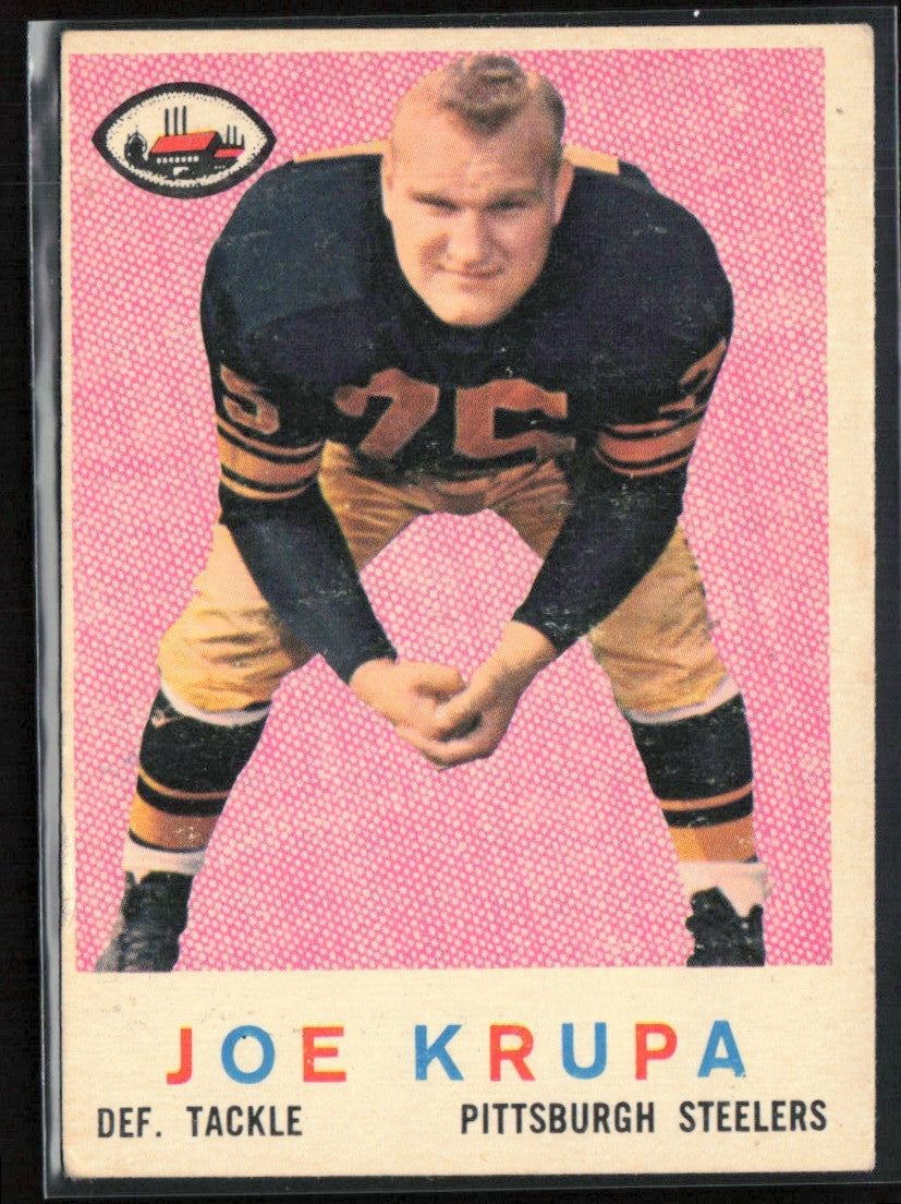 Joe Krupa 1959 Topps #144 Pittsburgh Steelers