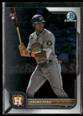 Jeremy Pena 2022 Bowman Chrome RC #35 Houston Astros