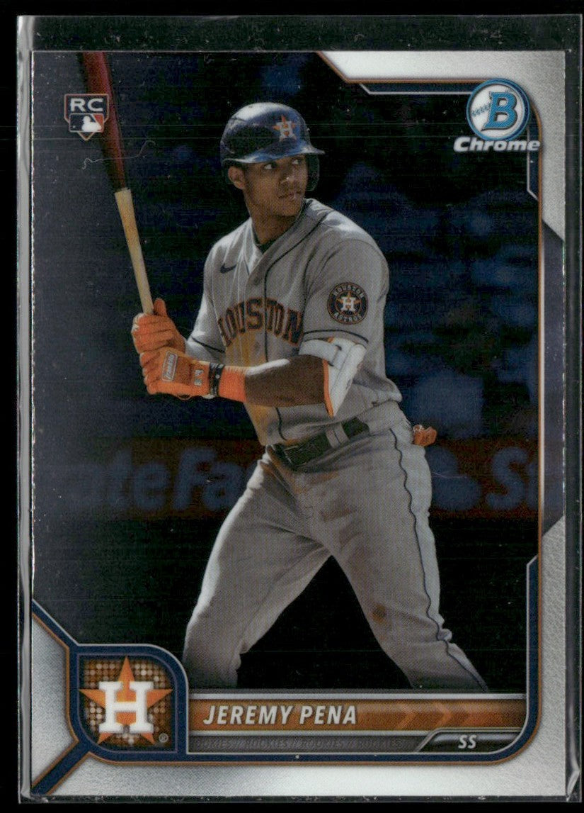Jeremy Pena 2022 Bowman Chrome RC #35 Houston Astros