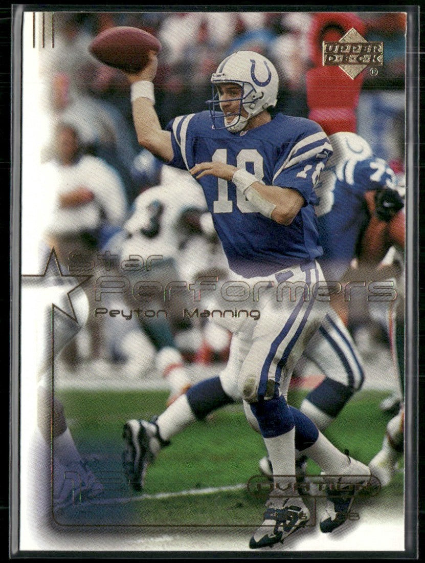 Peyton Manning 2000 Upper Deck Ovation Star Performers #SP9 Indianapolis Colts
