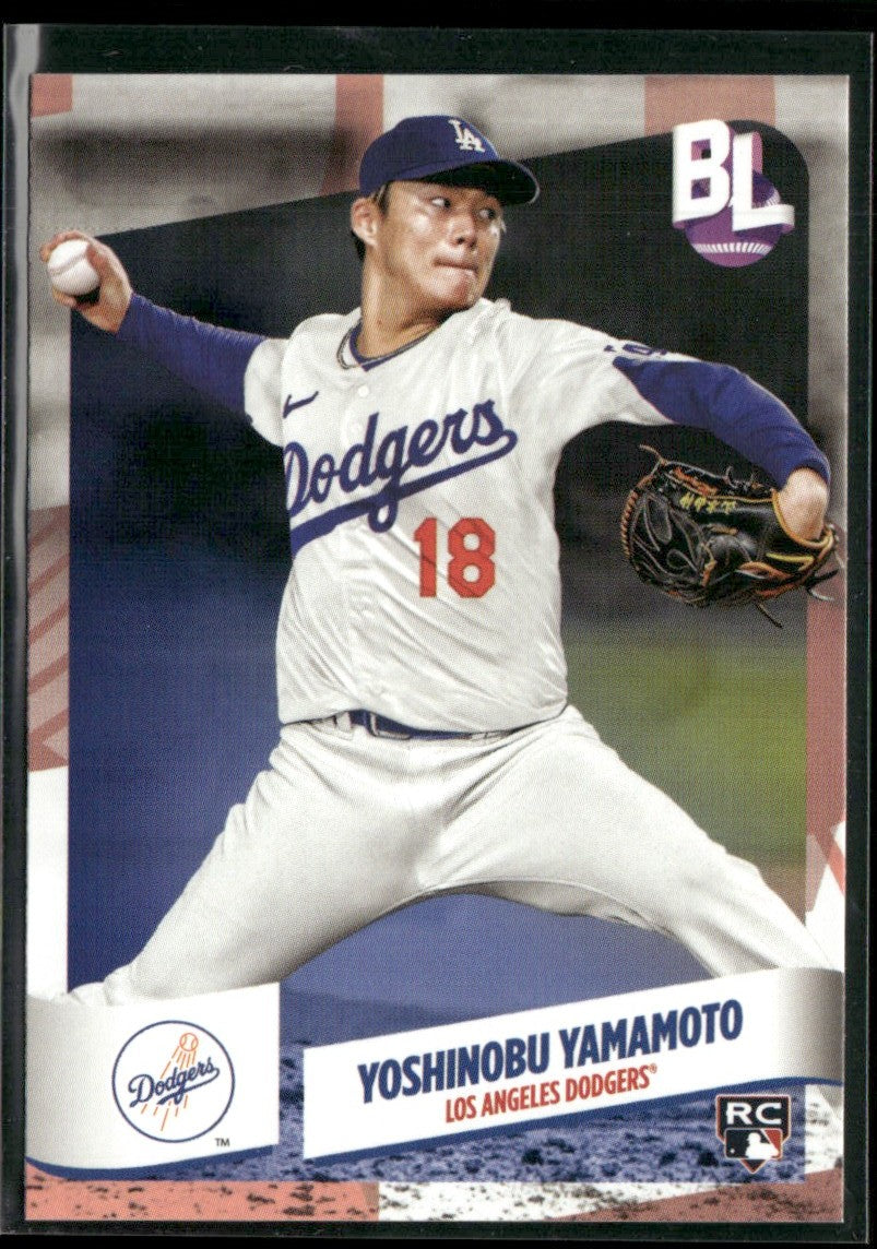 Yoshinobu Yamamoto 2024 Topps Big League RC #183 Los Angeles Dodgers