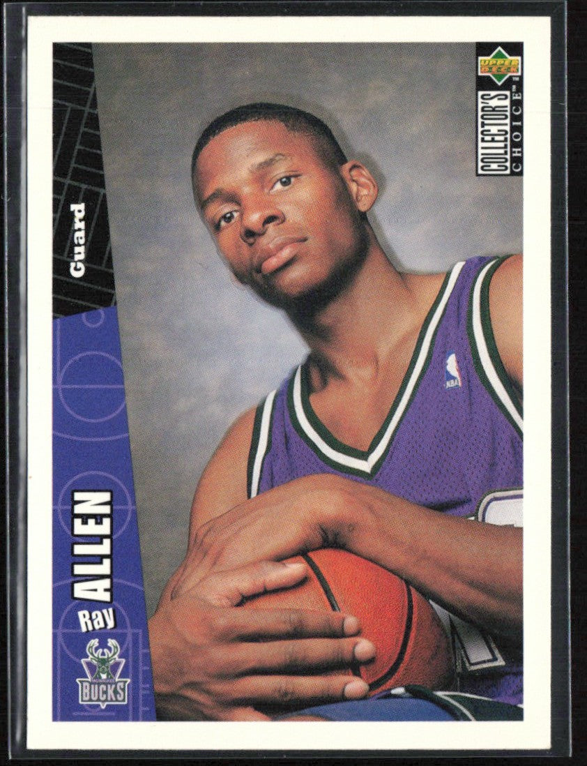 Ray Allen 1996 Upper Deck Collector's Choice RC #278 Milwaukee Bucks