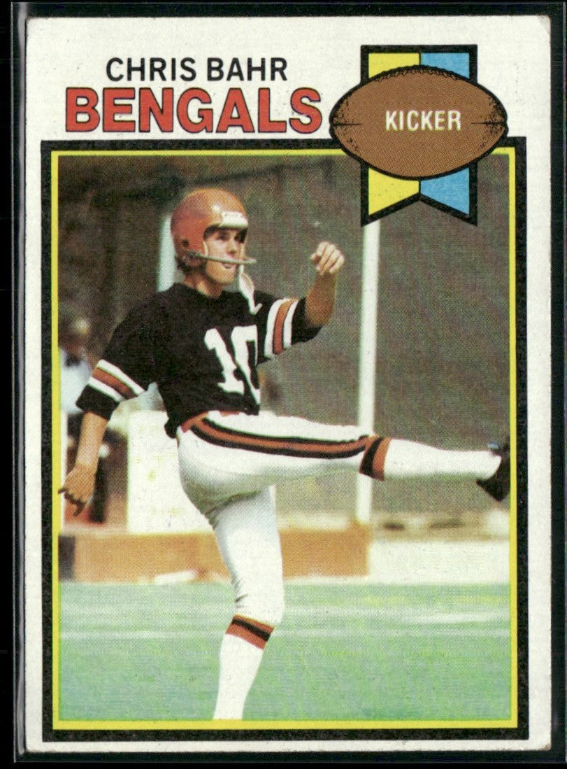 Chris Bahr 1979 Topps #225 Cincinnati Bengals