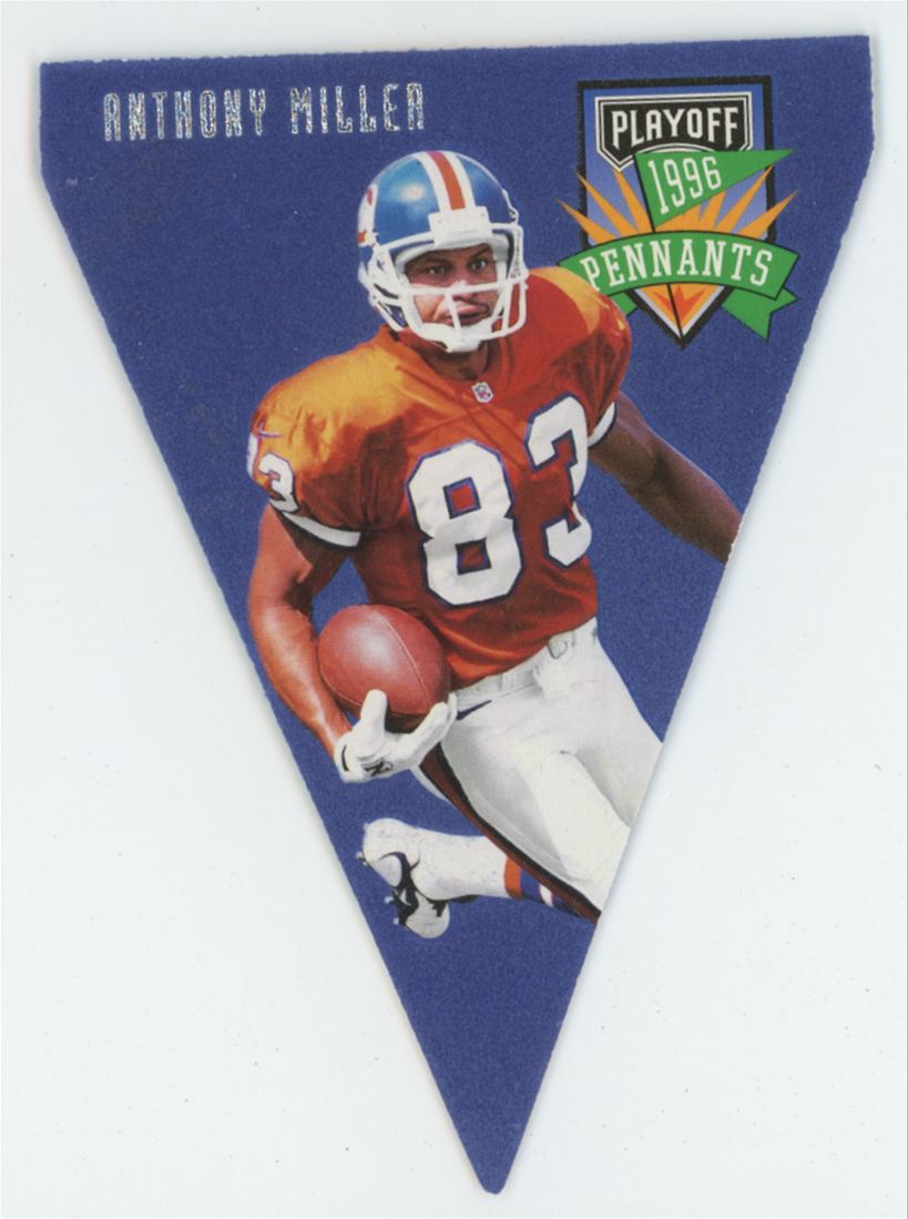 Anthony Miller 1996 Playoff Contenders Pennants #92 Denver Broncos