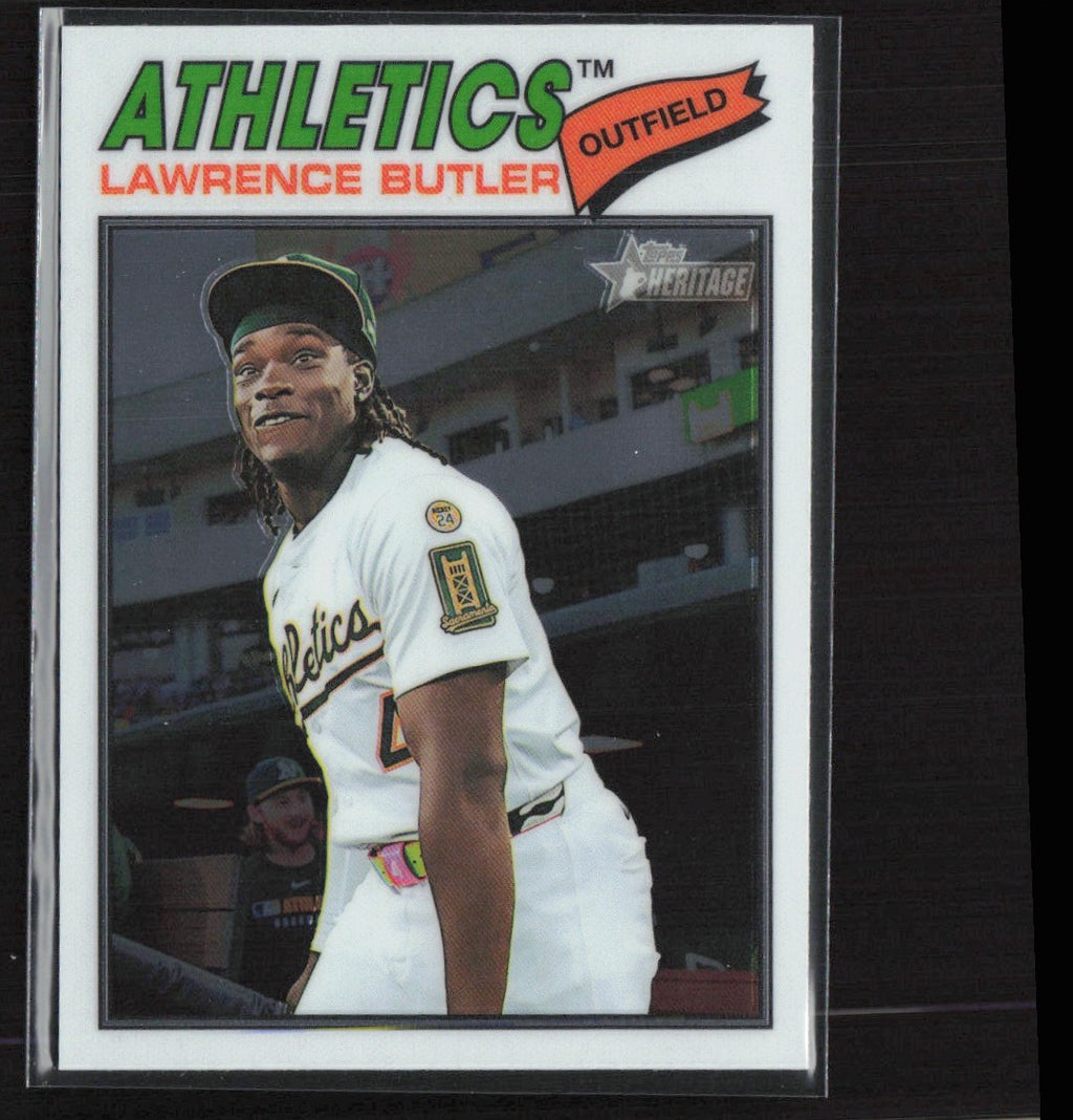 Lawrence Butler 2026 Topps Heritage Chrome #94 Athletics