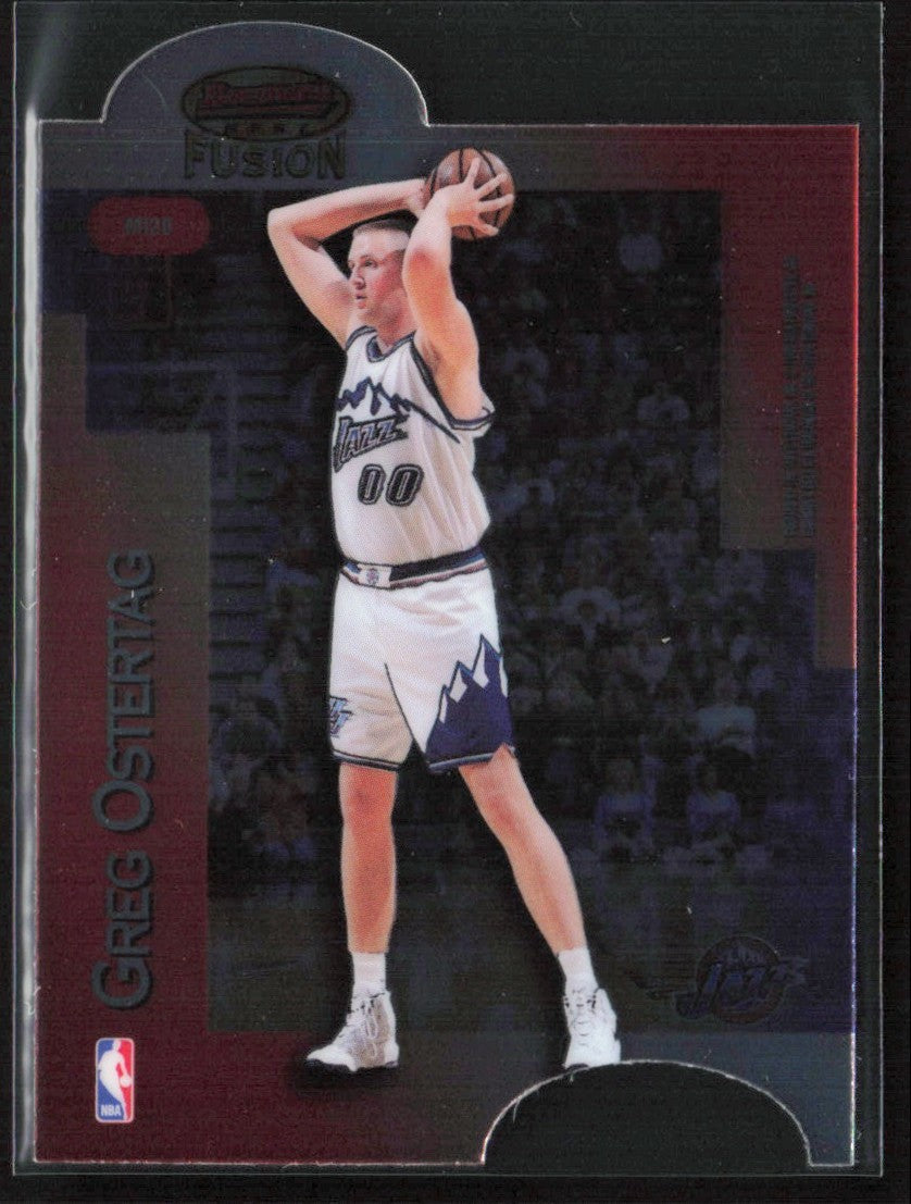 David Robinson Greg Ostertag 1997 Bowman's Best Fusion #M18