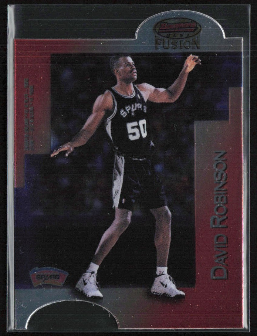 David Robinson Greg Ostertag 1997 Bowman's Best Fusion #M18