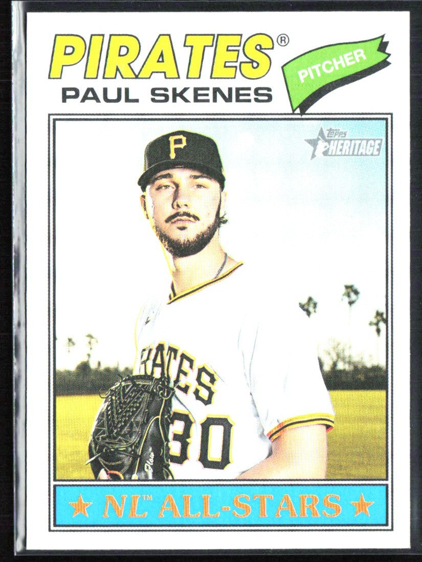 Paul Skenes 2026 Topps Heritage All-Star #33 Pittsburgh Pirates