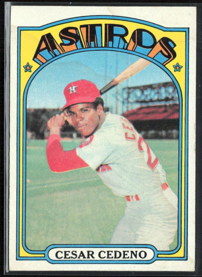 Cesar Cedeno 1972 Topps #65 Houston Astros