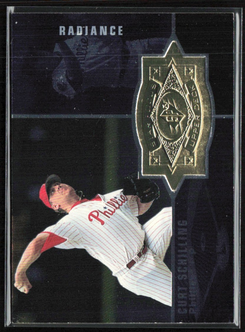 Curt Schilling 1998 SPx Finite Radiance /3500 #161 Philadelphia Phillies