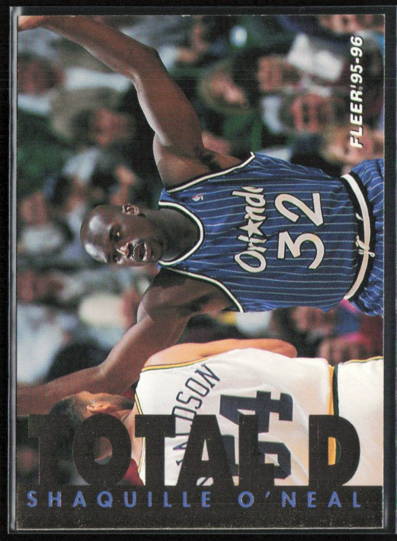 Shaquille O'Neal 1995 Fleer Total D #7 Orlando Magic